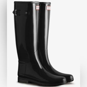 WOMEN'S REFINED SLIM FIT TALL GLOSS RAIN BOOTS